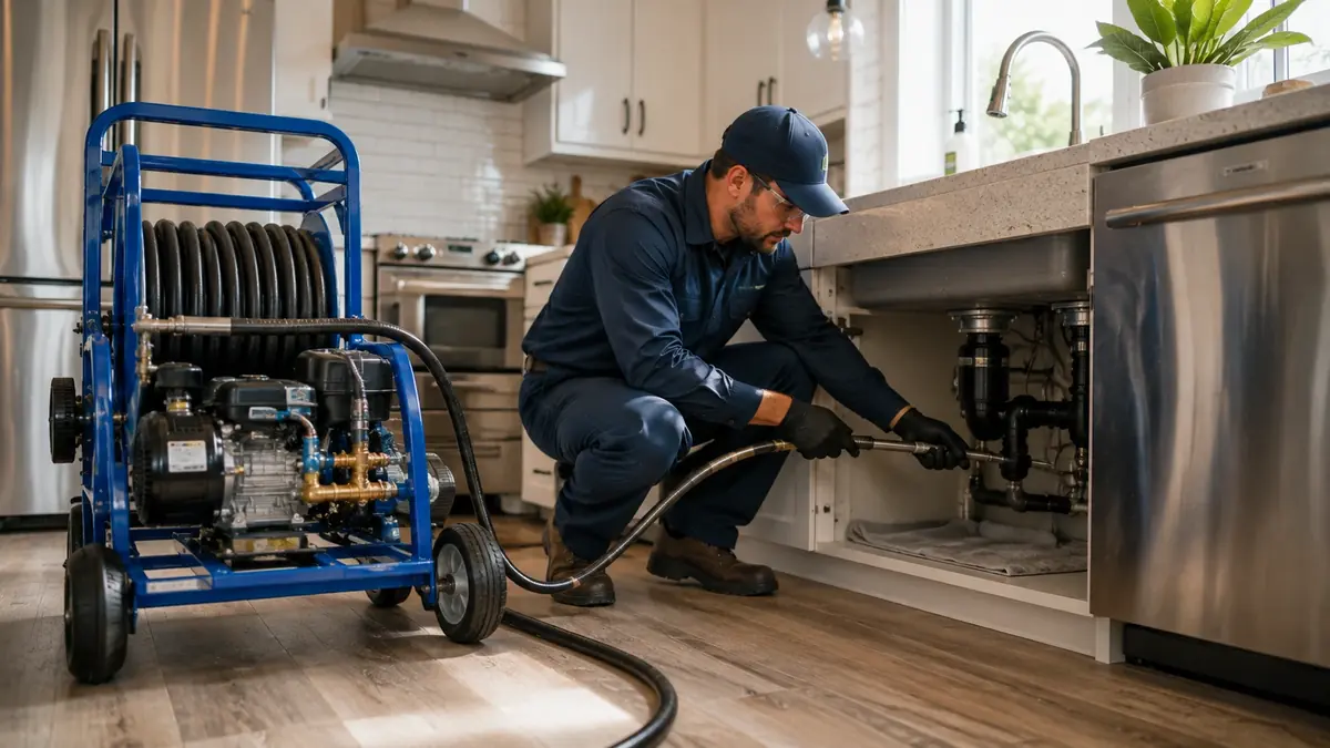 Kitchen Drain Hydro Jetting in Daggett
