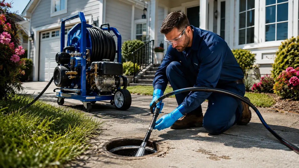 Residential Hydro Jet Drain Cleaning in Daggett