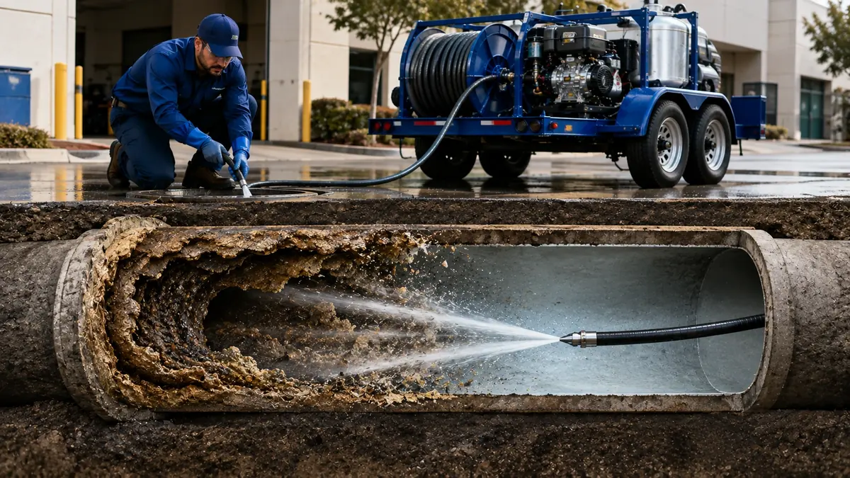 Sewer Pipe Descaling in Daggett